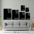 Glastavla Wallity Flerfärgad Glas 60x90 cm - Tavlor och ramar - 8684283927593 - 6