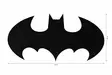 Dekorativ Led Väggdekor Wallxpert Batman Gul MDF 50x25 cm - Tavlor och ramar - 8682870904033 - 8