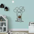 Väggdekor Metall Wallity Rusty Astro 1 Antiquation Metall 70x44 cm - Dekorationer, prydnadsföremål - 8684282644873 - 5