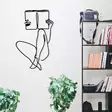 Väggdekor Metall Wallity Adios Svart Metall 37,5x60 cm - Dekorationer, prydnadsföremål - 8684283349753 - 2