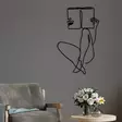 Väggdekor Metall Wallity Adios Svart Metall 37,5x60 cm - Dekorationer, prydnadsföremål - 8684283349753 - 3