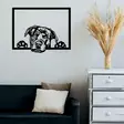 Väggdekor Metall Wallity Enzo Svart Metall 70x54 cm - Dekorationer, prydnadsföremål - 8683742939863 - 4