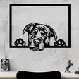 Väggdekor Metall Wallity Enzo Svart Metall 70x54 cm - Dekorationer, prydnadsföremål - 8683742939863 - 3