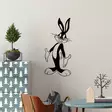 Väggdekor Metall Wallity Bugs Bunny Svart Metall 33x70 cm - Dekorationer, prydnadsföremål - 8683743438853 - 3
