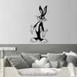 Väggdekor Metall Wallity Bugs Bunny Svart Metall 33x70 cm - Dekorationer, prydnadsföremål - 8683743438853 - 4