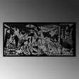 Väggdekor Metall Wallity Picasso Svart Metall 85x40 cm - Dekorationer, prydnadsföremål - 8684282391623 - 5