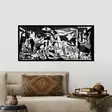 Väggdekor Metall Wallity Picasso Svart Metall 85x40 cm - Dekorationer, prydnadsföremål - 8684282391623 - 4