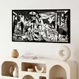 Väggdekor Metall Wallity Picasso Svart Metall 85x40 cm - Dekorationer, prydnadsföremål - 8684282391623 - 3