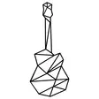 Väggdekor Metall Wallity Svart Metall 23x55 cm - Dekorationer, prydnadsföremål - 8681875518573 - 1