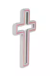 Väggdekor Led Wallity Cross Sign Rosa Plast 25x43 cm - Ljussmycken och ljusfigurer - 8682870288393 - 7
