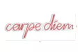 Dekorativ Led Väggbelysning Wallity Carpe Diem Rosa Plast 53x20 cm - Ljussmycken och ljusfigurer - 8682870287693 - 9