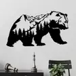 Väggdekor Metall Wallity Orso-1 Svart Metall 71x41 cm - Dekorationer, prydnadsföremål - 8684282418733 - 2