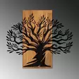 Väggdekor Trä Wallity Monumental Tree Valnöt/Svart Trä/Metall 58x67 cm - Dekorationer, prydnadsföremål - 8683342993203 - 5