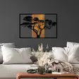 Väggdekor Trä Wallity Acacia Tree Valnöt/Svart Trä/Metall 90x58 cm - Dekorationer, prydnadsföremål - 8683743421183 - 4