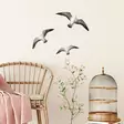 Dekorativ Väggaccessoar Aberto Design Flying Seagulls Vit Polyester 30x11x2 cm 24x9x2 cm 19x7x2 cm - Dekorationer, prydnadsföremål - 8683743851843 - 3