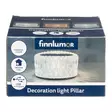 Koristevalaisin Pilari matala Finnlumor - USB-ladattava akryylinen LED-pilarivalaisin 3 valkoisen sävyllä, IP20 - Ljus och lyktor - 6410416405643 - 8