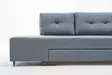 Hörnbäddsoffa Atelier del Sofa Manama Ljusblå Polyester 280x206x85 cm - Soffor - 8682870692923 - 9