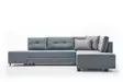 Hörnbäddsoffa Atelier del Sofa Manama Ljusblå Polyester 280x206x85 cm - Soffor - 8682870692923 - 6