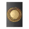 Canvastavla Wallity Guld Svart Canvas Trä 45x70 cm - Tavlor och ramar - 8683743825653 - 6