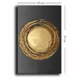 Canvastavla Wallity Guld Svart Canvas Trä 45x70 cm - Tavlor och ramar - 8683743825653 - 1