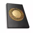 Canvastavla Wallity Guld Svart Canvas Trä 45x70 cm - Tavlor och ramar - 8683743825653 - 3