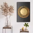 Canvastavla Wallity Guld Svart Canvas Trä 45x70 cm - Tavlor och ramar - 8683743825653 - 2