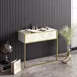 Sideboard Hanah Home Polka Vit Spånskiva 90x76,8x38,5 cm - Sidobord och extrabord - 8681875670523 - 2