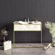 Sideboard Hanah Home Polka Vit Spånskiva 90x76,8x38,5 cm - Sidobord och extrabord - 8681875670523 - 3