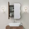 Badrumsskåp Hanah Home Day Dream Valnöt Hardboard 12x45x50 cm - Badrumsmöbler - 8683742873303 - 5