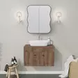Badrumsskåp Hanah Home Day Dream Valnöt Hardboard 12x45x50 cm - Badrumsmöbler - 8683742873303 - 6