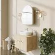 Badrumsskåp Hanah Home Hope Cabinet Beige Hardboard 12x45x50 cm - Badrumsmöbler - 8683742873433 - 7