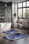 Badrumsmatta Set Mijölnir Flerfärgad 100% Polyester Halkfri Digitaltryck 40x60 cm & 60x100 cm - Badrumsmattor och våtrumsmattor - 8684283195893 - 2
