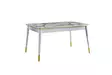 Matbord Hanah Home Flora Vit Spånskiva 146x78x90 cm - Matbord - 8683743769933 - 1