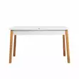 Matbord Hanah Home Santiago Masa Furu Vit Spånskiva 120x75x75 cm - Matbord - 8683342722193 - 1