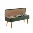 Matbord Hanah Home Vina 1070 Grön Furu Spånskiva 129x75x80 cm - Matbord - 8683742500063 - 10