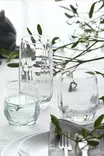 Glas-set (18 delar), transparent, 6,5 x 6,5 x 8 cm, 7,3 x 7,3 x 9 cm, 6,2 x 6,2 x 14,2 cm, tålig, stilren, tål maskindisk - Dricksglas - 8683342624893 - 2