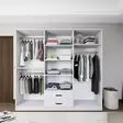 Garderob Hanah Home Yaman 1600 Matte Vit Spånskiva 180x190x45 cm - Garderober - 8684283110063 - 6