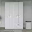 Garderob Hanah Home Yaman 1600-033 Vit Spånskiva 120x180x45 cm - Garderober - 8684282617723 - 2