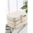 Sminkorganisatör Hermia Beige Plast 4 Delar - Sminkverktyg - 8684282826613 - 1