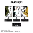 Väggdekor Metall Wallity Flerfärgad Metall Trä 118,5x54,5 cm - Dekorationer, prydnadsföremål - 8684282053743 - 8