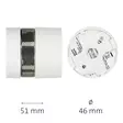 Minirökdetektor med 10 års drifttid för batteri och sensor Vit - Brandvarnare och kolmonoxidvarnare - 8711902089353 - 55