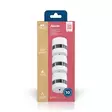 Minirökdetektor med 10 års batteri- och sensortid 3-pack Vit - Brandvarnare och kolmonoxidvarnare - 8711902089483 - 66
