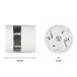 Minirökdetektor med 10 års batteri- och sensortid 3-pack Vit - Brandvarnare och kolmonoxidvarnare - 8711902089483 - 55