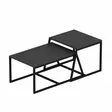 Soffbord Hanah Home Minimal Antracit Spånskiva 75x38x50 cm 55x45x57 cm - Soffbord - 8683743316113 - 1