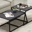 Soffbord Hanah Home Minimal Antracit Spånskiva 75x38x50 cm 55x45x57 cm - Soffbord - 8683743316113 - 6