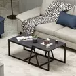 Soffbord Hanah Home Minimal Antracit Spånskiva 75x38x50 cm 55x45x57 cm - Soffbord - 8683743316113 - 3