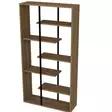 Bokhylla Hanah Home Presto Valnöt Svart Spånskiva 90x173,2x29,5 cm - Bokhyllor - 8681875670783 - 1