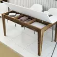 Matbord Hanah Home Milan 514 Valnöt Vit Spånskiva 145x75x88 cm - Matbord - 8683743327263 - 5