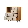 Byrå Hanah Home Witlof Ek Spånskiva 70x88,6x40 cm - Byråer och skåp - 8681875126723 - 1
