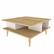 Soffbord Hanah Home Akya Ek Vit Spånskiva 89x89x44 cm - Soffbord - 8683743117963 - 6